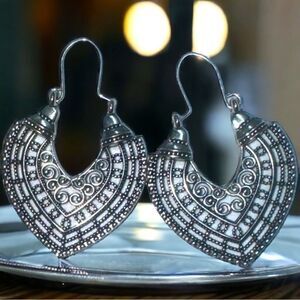 Silver Earrings l Hollowed Out l 3 Darling Styles l Hook l New